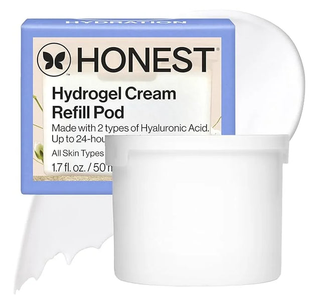 Honest Beauty Refill Pod for Full Size Hydrogel Cream | Lightweight, Moisturizing Water Cream | Gentle for Sensitive Skin,...