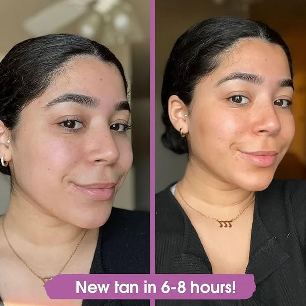 Face Tanning Drops to Add to Moisturizer, Face Self Tanner Bronzing Drops, Quick Tan Drops, Self Tanning Drops for Face an...