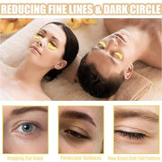 30 Pairs Lip Mask & Under Eye Mask, 24K Crystal Collagen Under Eye Patches for Puffy Eyes, Reducing Fine Lines & Dark Circ...
