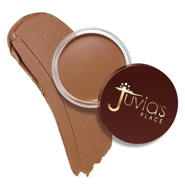 Juvia's Place Bronzed Cream Bronzer - Nutmeg - Smooth Cream Bronzer Pot for Sun-Kissed Glow & Warmth, Buildable & Blendabl...