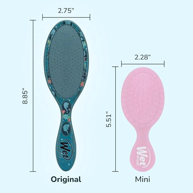 Wet Brush Original Detangler Hair Brush, Anna & Elsa (Disney Love), Ultra-Soft IntelliFlex Bristles, Detangling Bristles G...