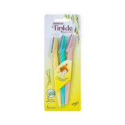 Tinkle Dermaplaning Tool 3ct, Dermaplane Razor for Women, Safe and Easy Peach Fuzz Remover, Eyebrow Trimmer with Protectiv...