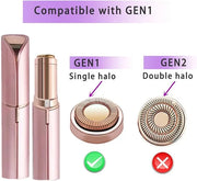 Facial Hair Remover Replacement Heads Gen 1 for Finishing Touch Flawless Facial Hair Removal,Effective Compatible with Fla...
