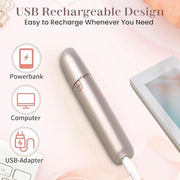 Eyebrow Trimmer for Women Rechargeable: Women Eyebrow Hair Remover with LED Light,Safe Painless Eyebrow Epilator Pen,Lady ...