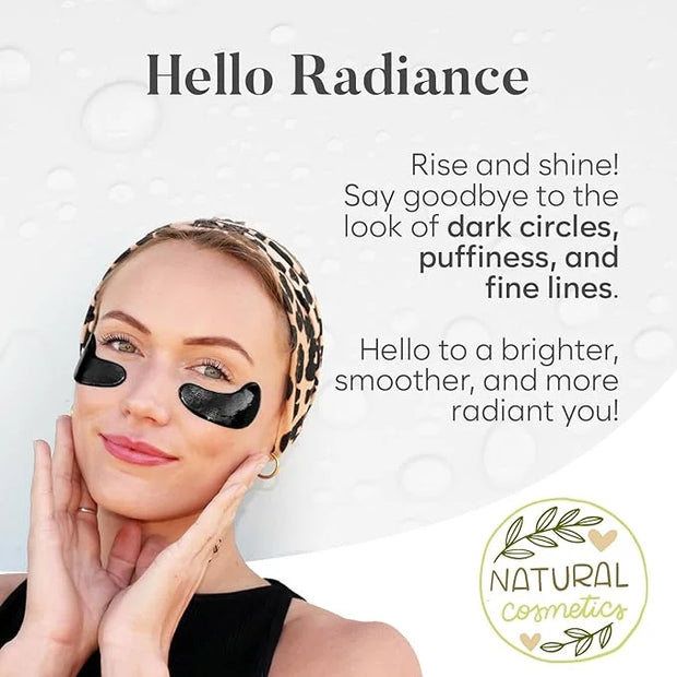 Snail Mucin Under Eye Patches (30 PAIRS), For Puffy Eyes and Dark Circles, Under Eye Mask with Hyaluronic Acid & Hydrolyze...
