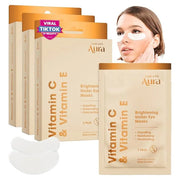 Under Eye Patches with Vitamin C & E - Dermatologist Tested Korean Eye Gel Patches for Puffy Eyes and Dark Circles - Hydra...