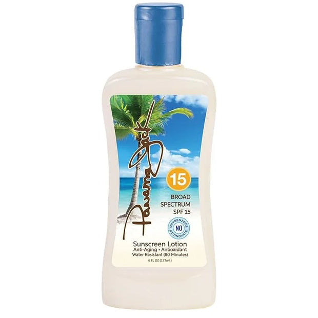 Panama Jack Sunscreen Suntan Lotion - SPF 15, Broad Spectrum UVA/UVB Protection, PABA, Paraben, Gluten & Cruelty Free, 6 F...