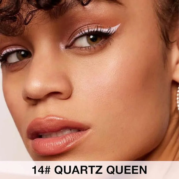 Kaely 2Pcs Quartz Queen White Gel Eyeliner Pencil, Natural Cream Eye Liner Waterproof Smudge Proof, Matte Waterline Eyelin...