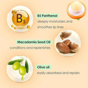 KISSIO Lip Balm,Carrot Lip Balm,Lip Care oz(03#Carrot)
