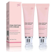 PDRN Pink Peptide Eye Serum Cream, Hydrating & Firming Eye Cream for Dark Circles, Anti-Aging Treatment Reduces Fine Lines...