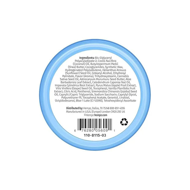 Hempz Hydrating Lip Sleeping Mask - Triple Moisture Fresh Citrus (.70 Oz.) | Overnight Hydrating Lip Balm with Triple Mois...