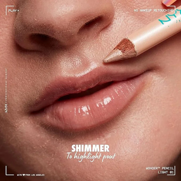 NYX PROFESSIONAL MAKEUP Wonder Pencil, Multi-Use Micro Highlighter & Concealer Stick - Light - Product Image