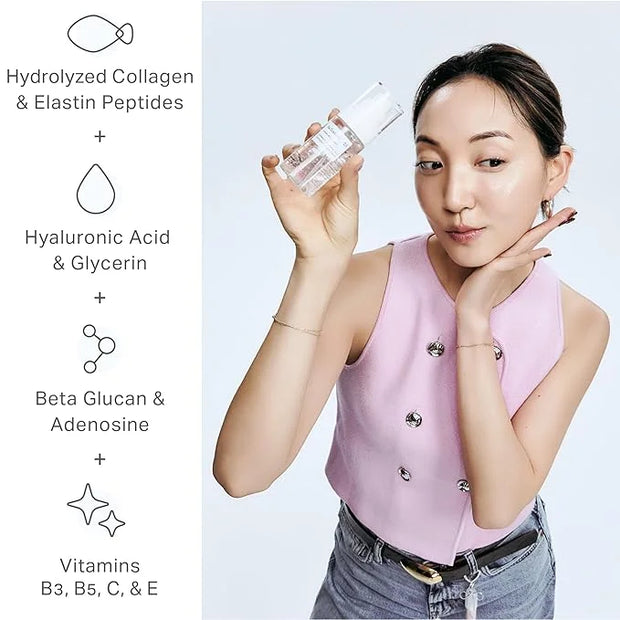 Jelloskin Hydra Jell Face Mist by AVA x NuTexture Hydrating Face Spray with Collagen, Hyaluronic Acid, Vitamin C & E - Pro...