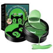 Seaweed Eye Mask, Under Eye Patches with Collagen and Hyaluronic Acid, Seaweed Tightening Eye Mask, Hydrating Green Eye Ge...