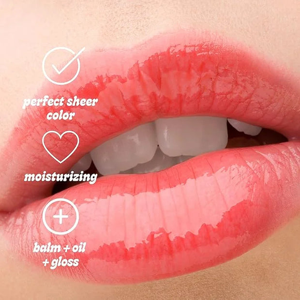 Pacifica Plumping Lip Gloss – Jasmine Kiss Flavored Lavender-Pink Tint Hydrating Lip Oil Balm, No-Tingle Volumizing Gloss ...