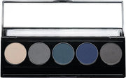 Matte Cool Tone Blue & Silver Vegan Eyeshadow Palette; Talc, Paraben & Cruelty Free - Product Image