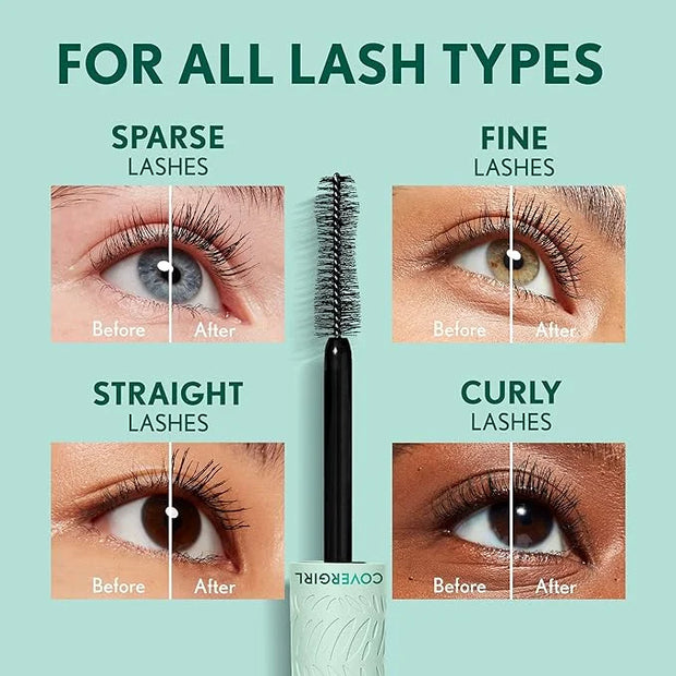Covergirl Lash Blast Cleantopia Mascara, Volumizing, Smudge-Proof, Vegan Formula, Brown 815, 1 Count - Product Image