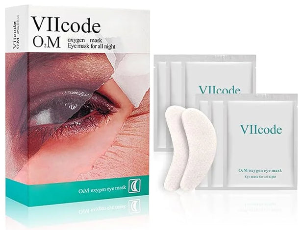 O2M Oxygen Eye Mask for All Night Repair -Under Eye Gel Patches, 8 Hours Oxygen Treatment-Reduce Wrinkles, Eye Bags, Puffi...