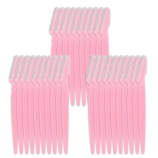 30 Pieces Eyebrow Razor Shaper Trimmer Shaver Facial Razor with Precision Cover for Women and Men - Product Image