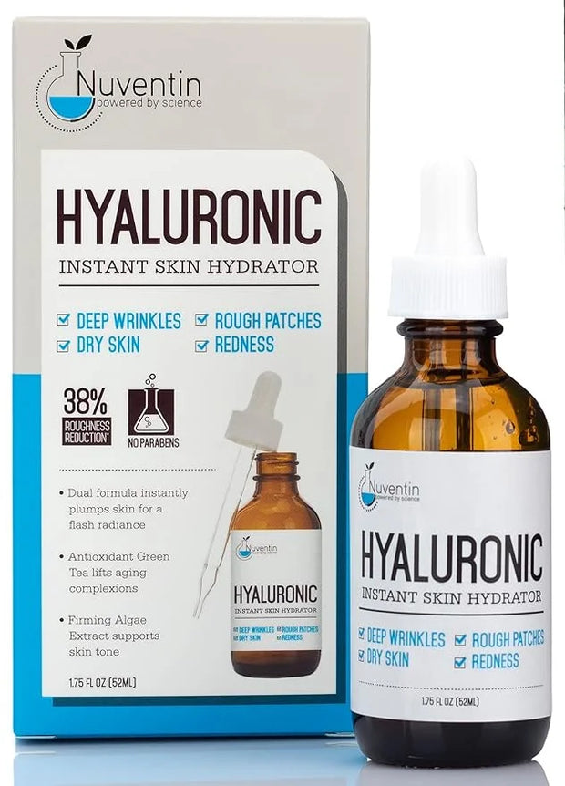 Hyaluronic Acid Serum Anti Aging Skin Care Facial Booster For Face - Hydro-Boost Moisturizer Booster W/Vitamin C & Vitamin...
