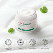 Dr.G Red Blemish Clear Soothing Korean Moisturizer Face Cream, 70ml - Cica Cream, Korean Skin Care Moisturizer, Korean Fac...