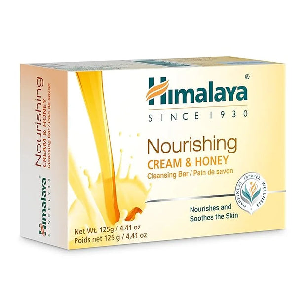 Himalaya Herbal Healthcare Nourishing Cream and Honey Cleansing Bar, 4.41 Ounce - Product Image