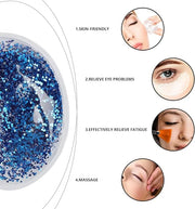 Eye Gel Ice Pack, Reusable Gel Eye, Eye Cooling Pad Hot Cold Eye Patch, Under Eye Patches to Relieve Tired Eyes, Dark Circ...