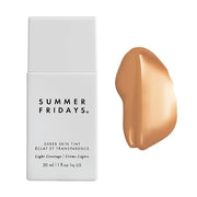 Summer Fridays Sheer Skin Tint - Skin Tint with Hyaluronic Acid - Helps Diminish Uneven Skin Tone - Sheer to Light Coverag...