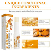 2PCS Eye Bags,Eye Balm Stick Wrinkles,Hydrating for Dark Circle,For Puffiness and Bags Reduces Fine Lines - Product Image