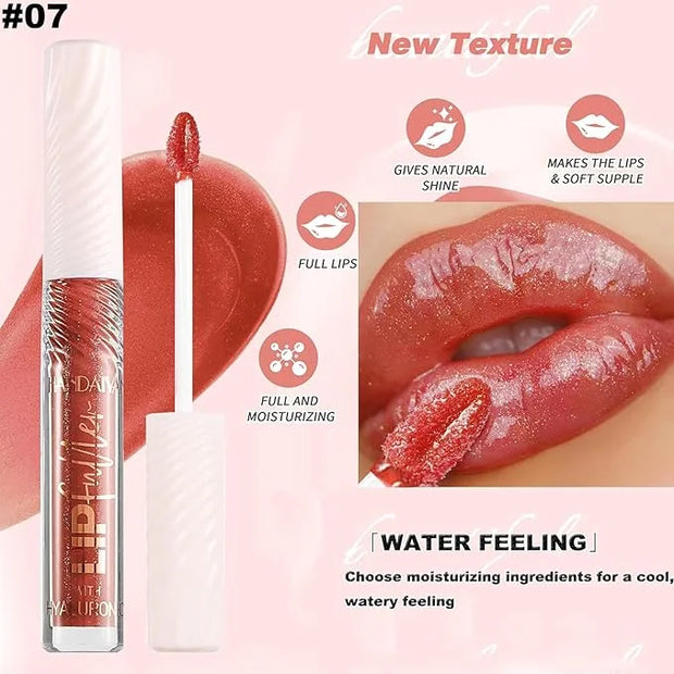 Watermelon Sugar Lip GlossTinted Glitter Lipgloss Lip Oil Teens Moisturizing Lipstick Lip Balm High Shine And Vegan Plumpi...