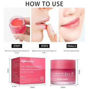 2 Pcs Lip Sleeping Mask, Lip Lines