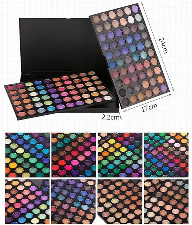 120 Colors Highly Pigmented Eye Makeup Palette,Spotlight Eyeshadow