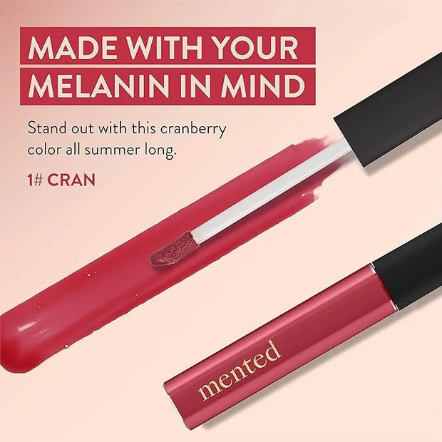 Mented Cosmetics Lip Gloss for Women Tinted Lip Balm Stain, Long Lasting Buildable Moisturizing Lipgloss Lipstick Topper, ...
