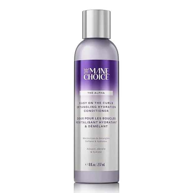 The Mane Choice The Alpha Easy On The Curls Hydration Curly Hair Conditioner, Nourishing Detangling Conditioner Enriched w...