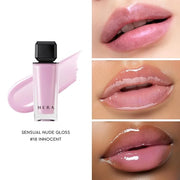 HERA Sensual Nude Lip Gloss #18 INNOCENT | Volumizing Sheer & Glossy Finish, Non-sticky, Moisturizing and Hydrating, Korea...