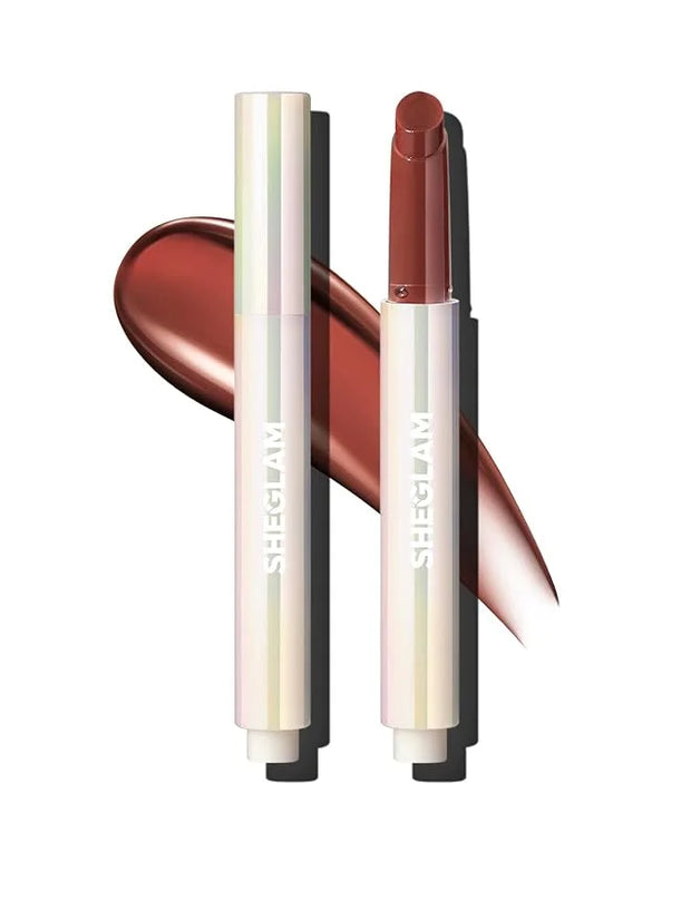SHEGLAM PoutPerfect Moisturizing Solid Lip Gloss Non Sticky Lipstick with Coconut Oil - Sepia Kiss - Product Image