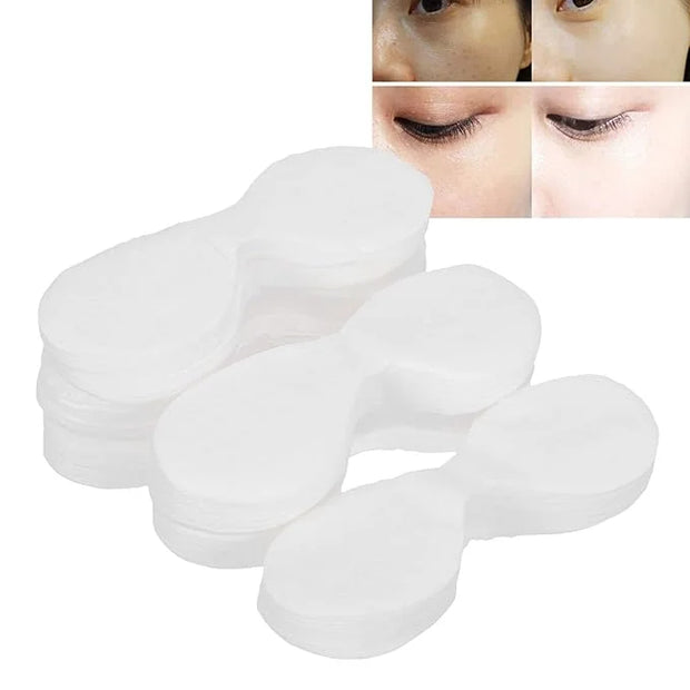 600pcs Eye Mask Paper,Disposable Cotton Ultra-thin Eye Mask Paper DIY Beauty Salon Eye Mask Sheet,Eye Masks Toner Lotion P...