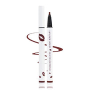 Longwear Liquid Lip Liner, Matte Lip Tint Stain Marker Pen, 2 in1 Liquid Lipstick & Lip Liner Pencil, Long Lasting Waterpr...