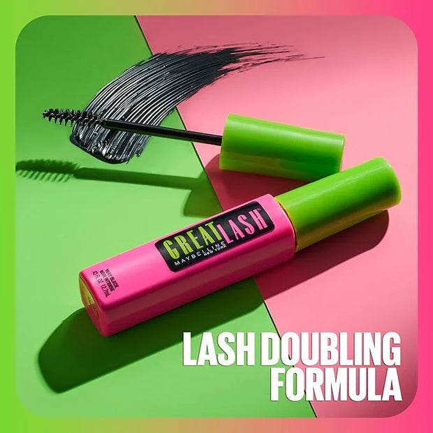 Maybelline Great Lash Clear Mascara, Conditioning Formula for Lashes and Eyebrows for a Natural Eye Makeup Look, 2 Count -...