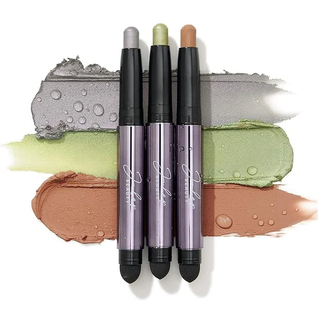 Julep Eyeshadow 101 Cream-to-Powder Waterproof Shadow Stick – Rainstorm Shimmer – Long-Lasting, Crease-Proof, Deep Silver ...