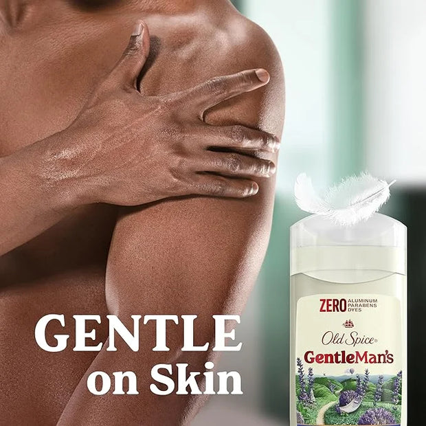Old Spice GentleMan's Aluminum Free Dry Feel Deodorant for Men, 24/7 Lasting Freshness, Gentle on Skin with Skin Condition...