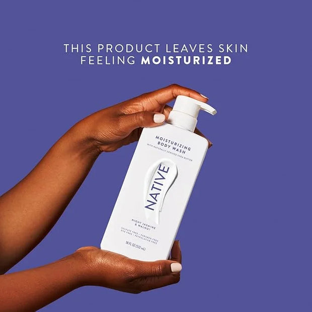 Native Moisturizing Body Wash Contains Naturally Derived Ingredients | For Women & Men, Sulfate, Paraben, & Dye Free Leavi...