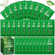 30 Pack Aloe Vera Gel for Face, Hair, Skin, Sunburn Relief, 99% Pure Aloe Vera Gel for After Sun Skin Care Relief, Bulk Al...