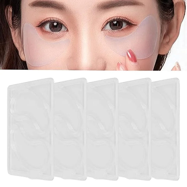 Eye Mask, 5Pcs Reusable Eye Mask Multifunctional Mask Patch Tray Plate Set Reusable Portable Eye Patches for Facial Mask M...
