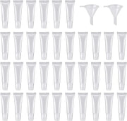 50Pcs 10ml Empty Lip Gloss Tubes Empty Lip Balm Tubes for DIY Lip Gloss Balm Cosmetic - Product Image