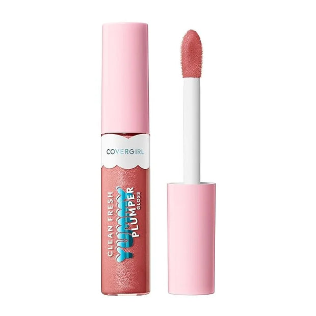 Covergirl Clean Fresh Yummy Plumper Lip Gloss, 700 Love At Frost Sight, Shiny, Vegan Formula, Easy to Apply, Minty Flavor,...