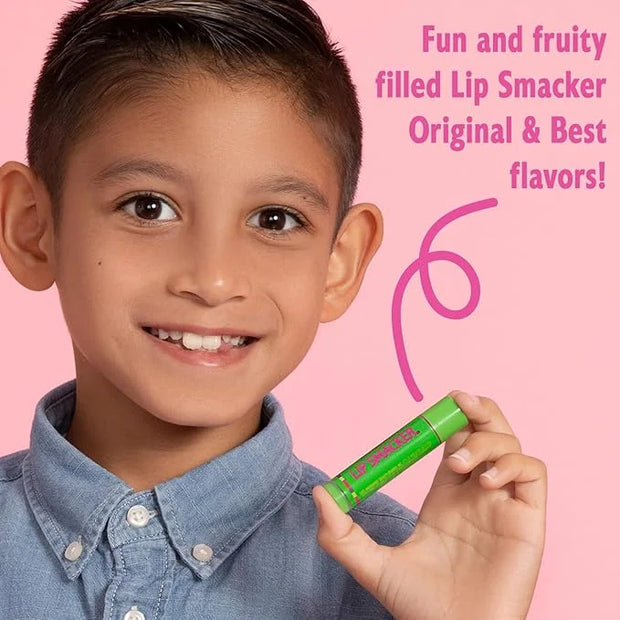 Lip Smacker Original & Best Party Pack - 10 Moisturizing Lip Balms, Classic Flavors, Hydrating & Protecting - Cruelty-Free...