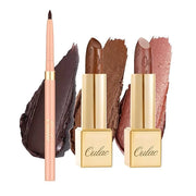 Oulac Lipstick & Lipliner Set 3PCS High Impact Lipcolor with Moisturizing Formula, Vegan Beauty, Full-Coverage Lip Color, ...