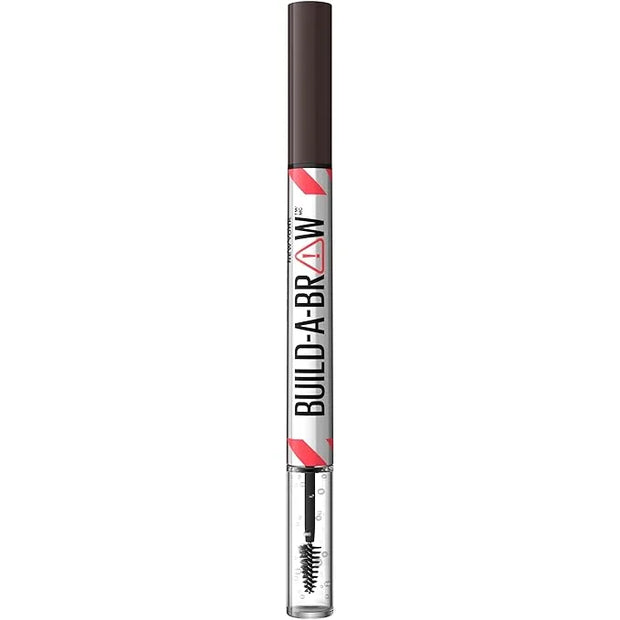 Maybelline Build-A-Brow 2-in-1 Brow Pen and Sealing Eyebrow Gel, Eyebrow Makeup for Real-Looking, Fuller Brows, Ash Brown,...