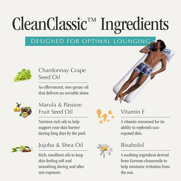 Vacation Chardonnay Oil SPF 30 + Air Freshener Bundle, Vegan Suntan Oil with Broad Spectrum SPF, Oxybenzone + Octinoxate F...
